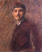 Wladislaw Podkowinski Self-portrait oil painting on canvas